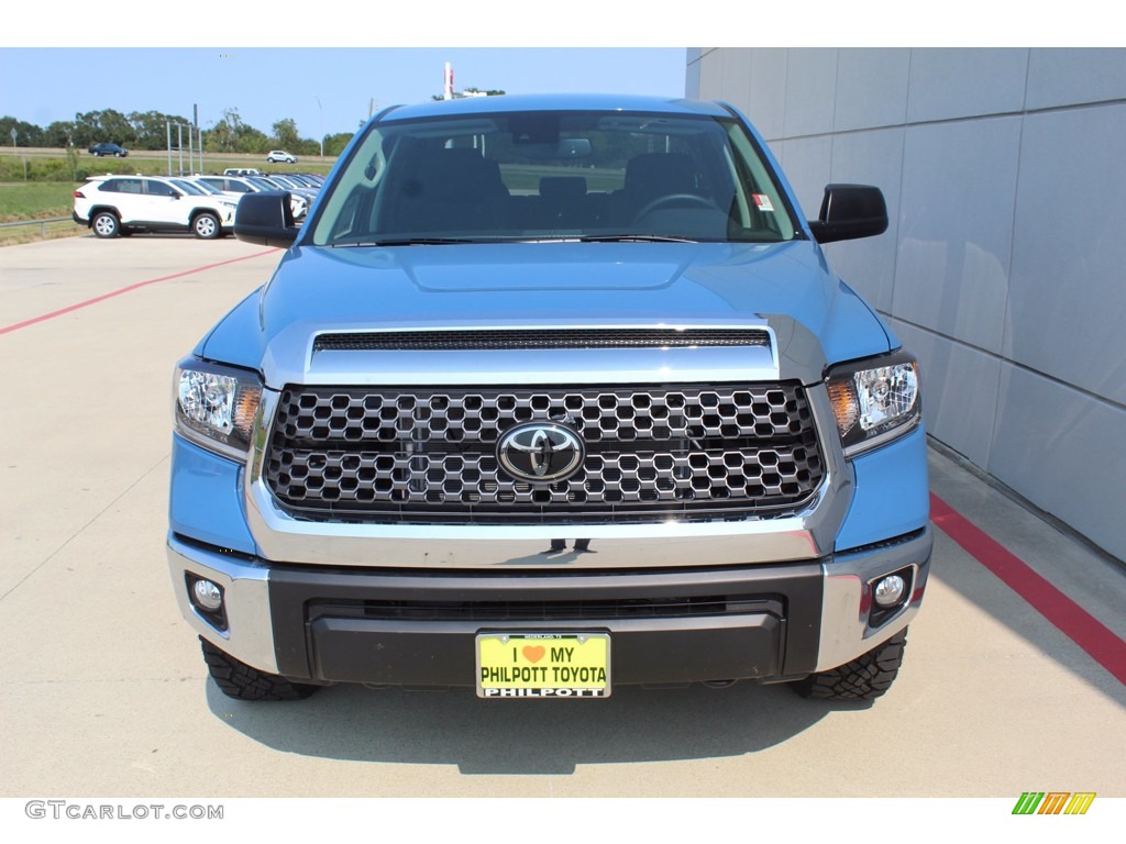 2021 Tundra SR5 CrewMax 4x4 - Cavalry Blue / Black photo #3