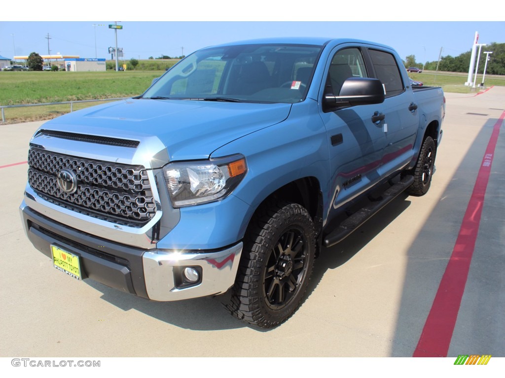 2021 Tundra SR5 CrewMax 4x4 - Cavalry Blue / Black photo #4