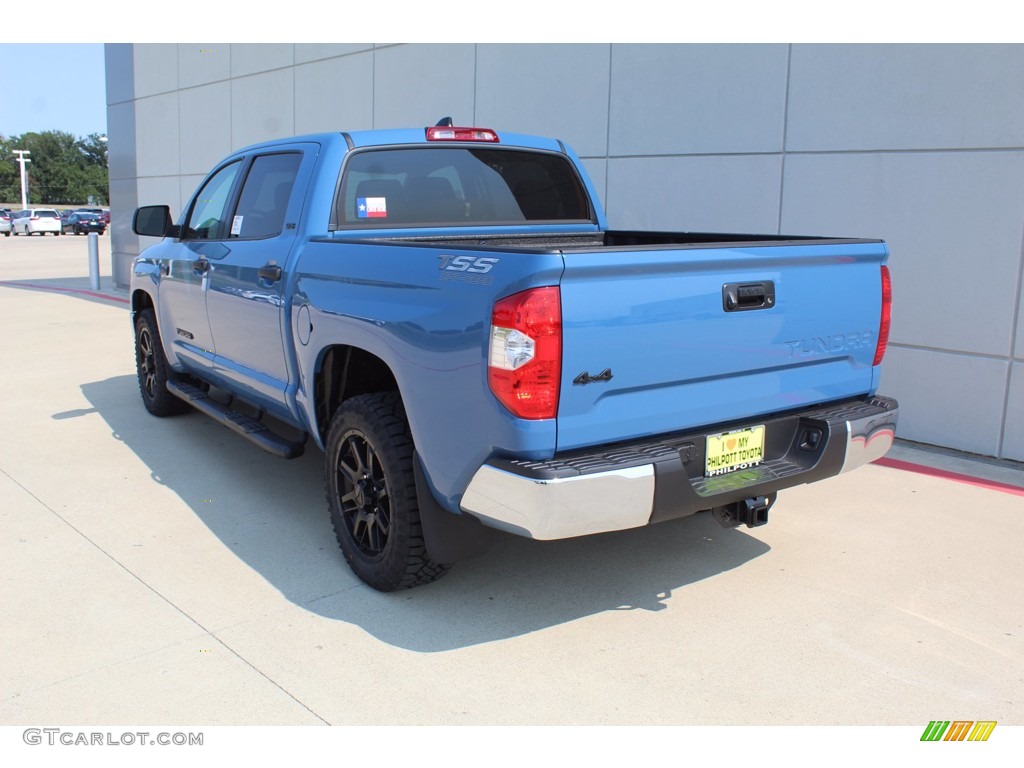 2021 Tundra SR5 CrewMax 4x4 - Cavalry Blue / Black photo #6