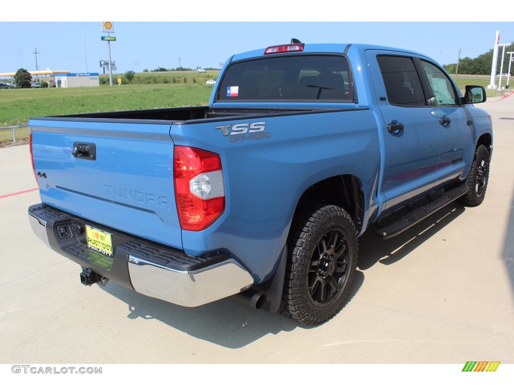 2021 Tundra SR5 CrewMax 4x4 - Cavalry Blue / Black photo #8