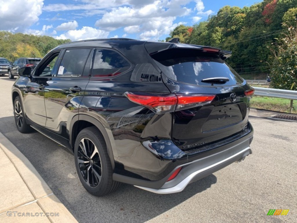 Midnight Black Metallic 2021 Toyota Highlander XSE AWD Exterior Photo #139737027
