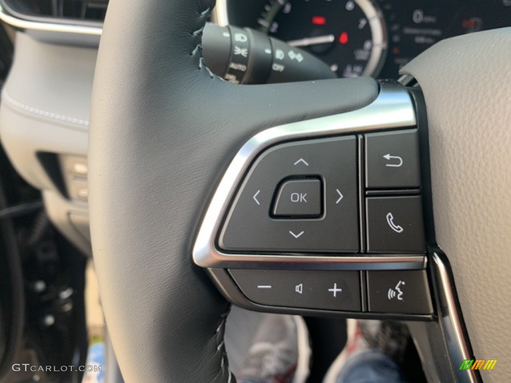 2021 Toyota Highlander XSE AWD Black Steering Wheel Photo #139737090