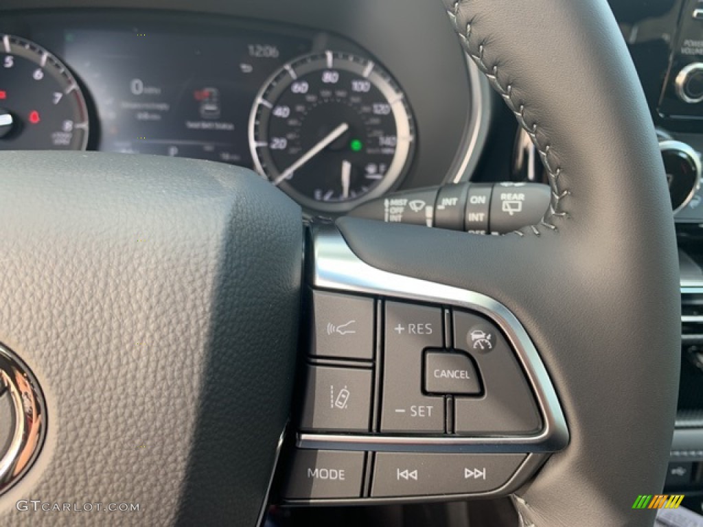 2021 Toyota Highlander XSE AWD Black Steering Wheel Photo #139737099