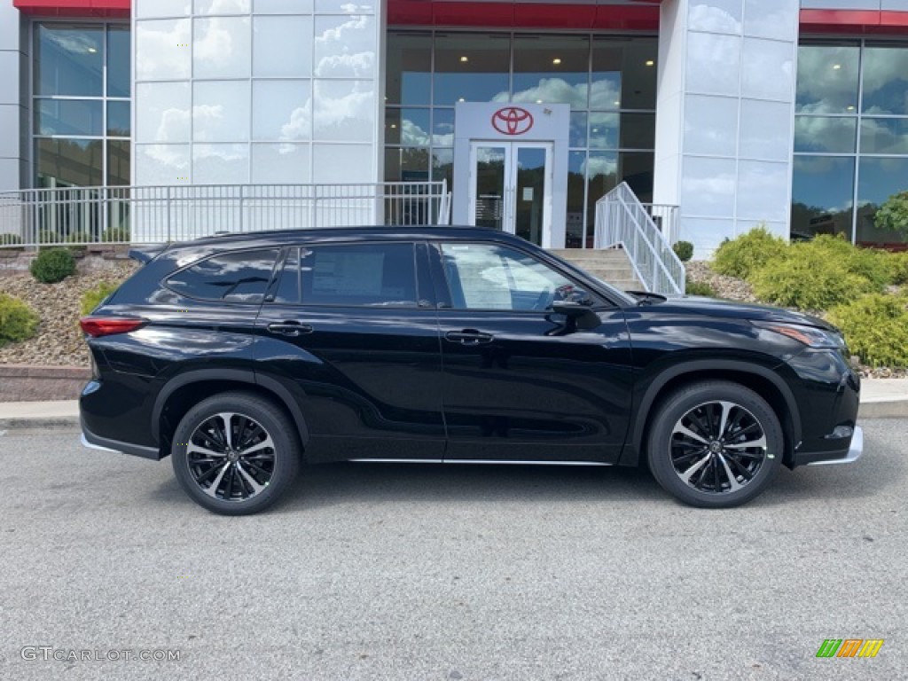 Midnight Black Metallic 2021 Toyota Highlander XSE AWD Exterior Photo #139737240
