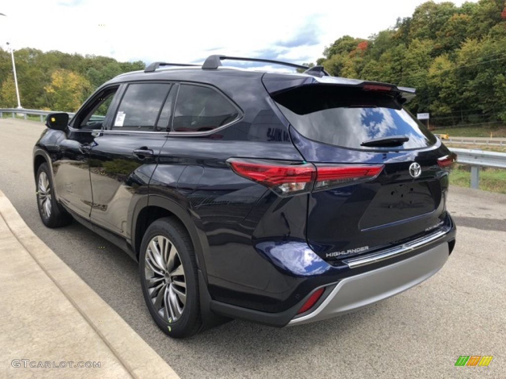 2020 Highlander Platinum AWD - Blueprint / Gray photo #2