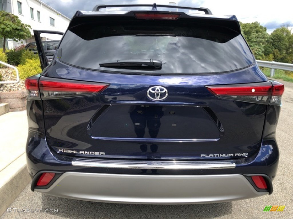 2020 Highlander Platinum AWD - Blueprint / Gray photo #32