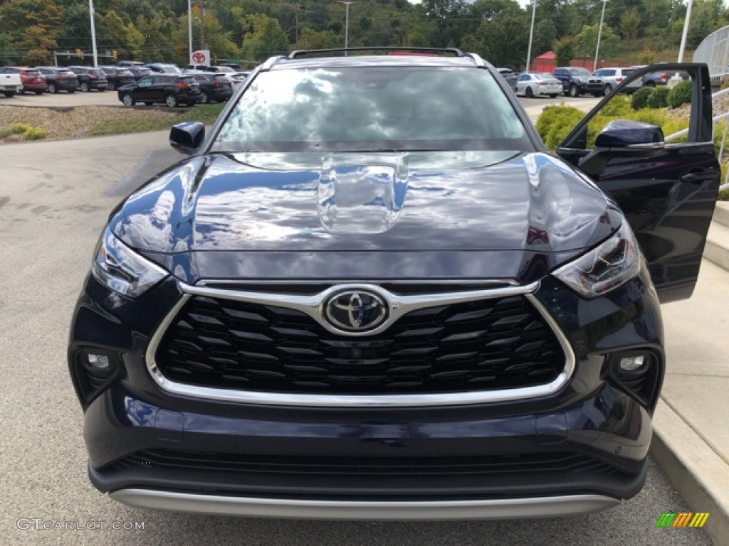 2020 Highlander Platinum AWD - Blueprint / Gray photo #39