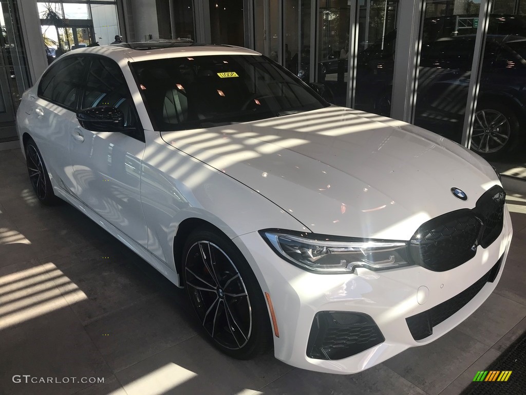 2021 3 Series M340i xDrive Sedan - Alpine White / Black photo #1