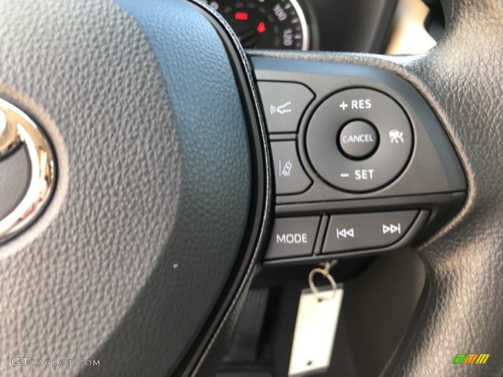2021 Toyota RAV4 LE AWD Nutmeg Steering Wheel Photo #139738179