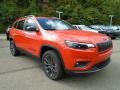 Spitfire Orange 2021 Jeep Cherokee Latitude Lux 4x4 Exterior