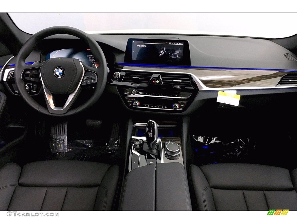 2020 5 Series 530i Sedan - Glacier Silver Metallic / Black photo #15
