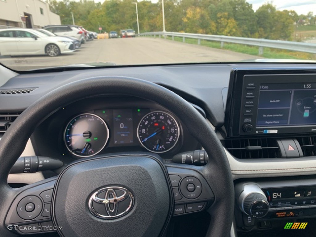 2021 RAV4 XLE AWD Hybrid - Silver Sky Metallic / Light Gray photo #7