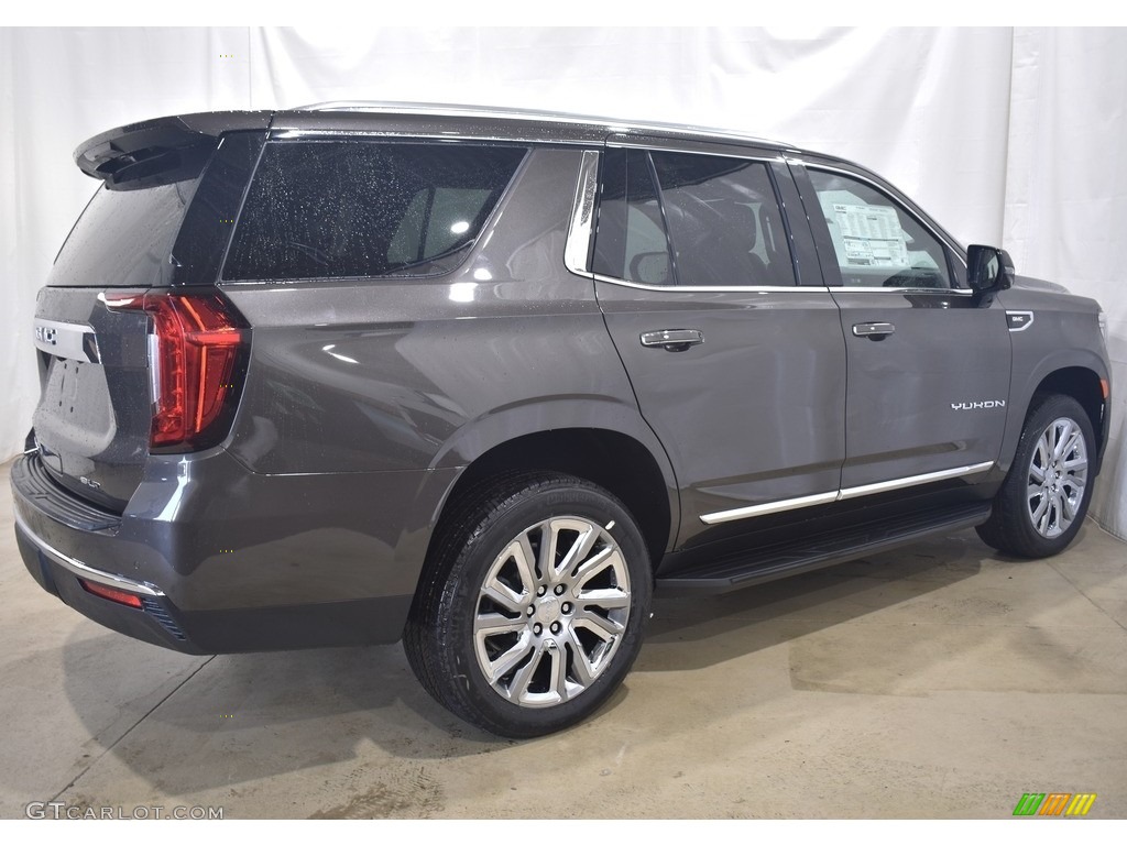 2021 Yukon SLT 4WD - Smokey Quartz Metallic / Dark Walnut/­Slate photo #2