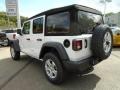 2021 Bright White Jeep Wrangler Unlimited Sport 4x4  photo #8
