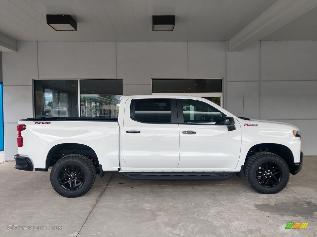 2020 Silverado 1500 LT Trail Boss Crew Cab 4x4 - Summit White / Jet Black photo #3