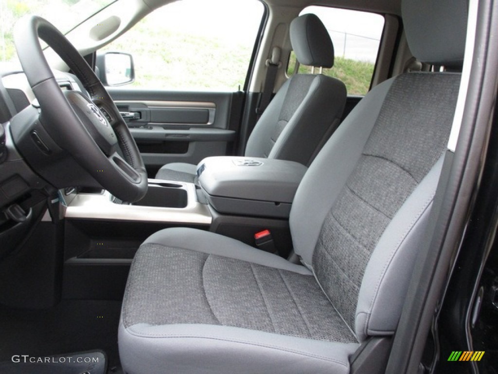 Black/Diesel Gray Interior 2020 Ram 1500 Classic Warlock Quad Cab 4x4 Photo #139742711