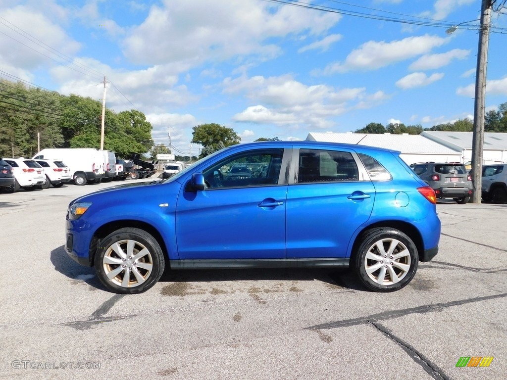 Octane Blue 2015 Mitsubishi Outlander Sport ES AWC Exterior Photo #139743260