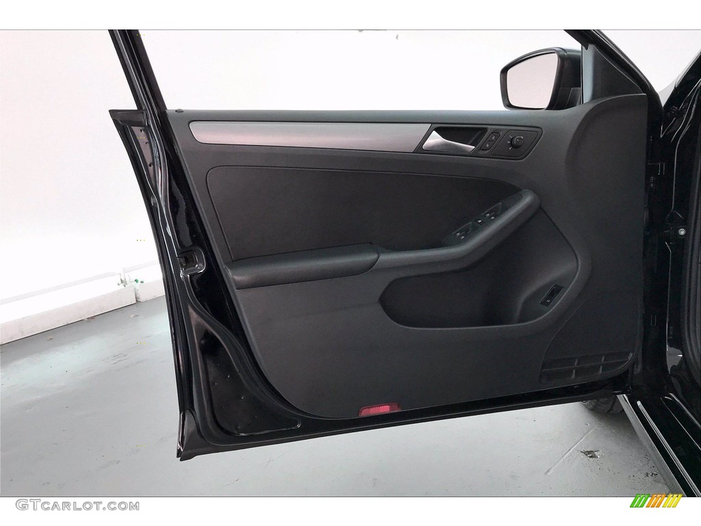 2016 Volkswagen Jetta Sport Black/Ceramique Door Panel Photo #139743572