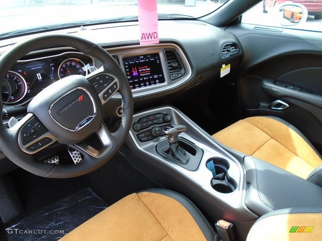Black/Caramel Interior 2020 Dodge Challenger GT AWD Photo #139743593