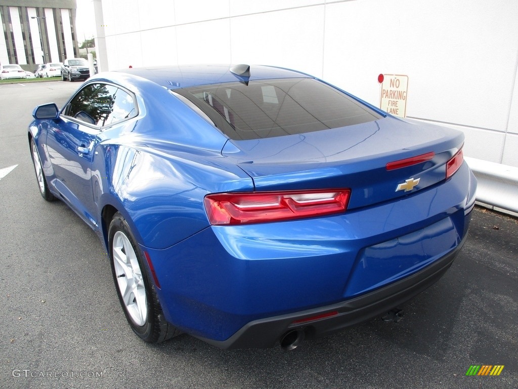 2016 Camaro LT Coupe - Hyper Blue Metallic / Medium Ash Gray photo #3