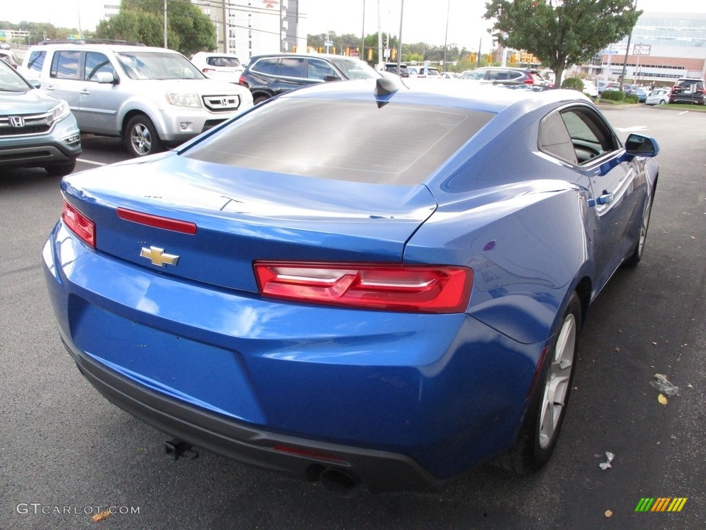 2016 Camaro LT Coupe - Hyper Blue Metallic / Medium Ash Gray photo #5