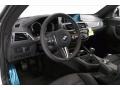Black/Blue Stitching 2021 BMW M2 Competition Coupe Dashboard