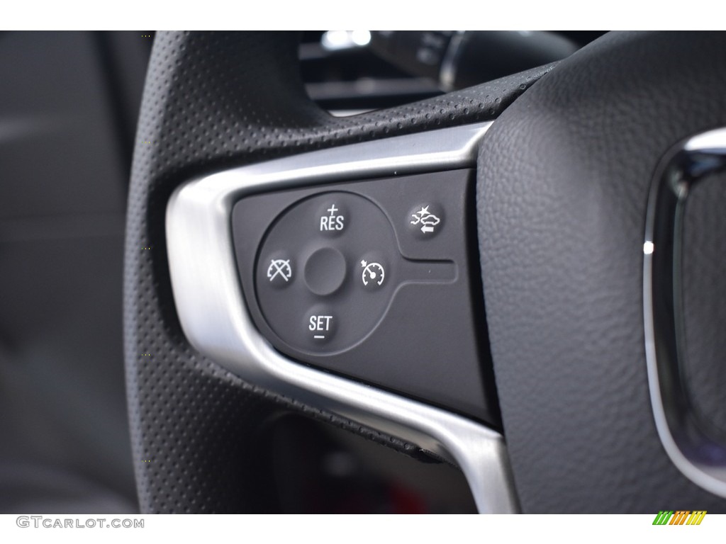 2021 GMC Acadia SLE AWD Jet Black Steering Wheel Photo #139746075