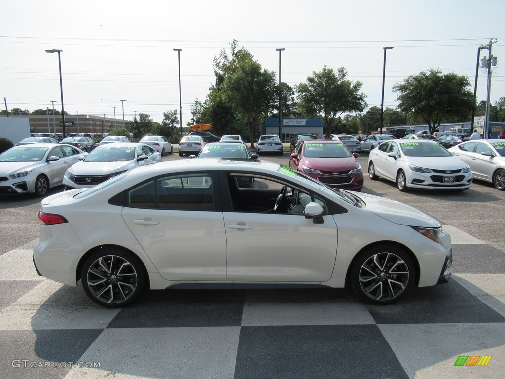 2020 Corolla SE - Blizzard Pearl White / Black photo #3