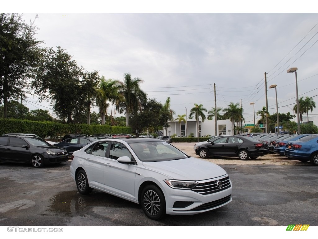 2019 Jetta SEL - White Silver Metallic / Titan Black photo #1