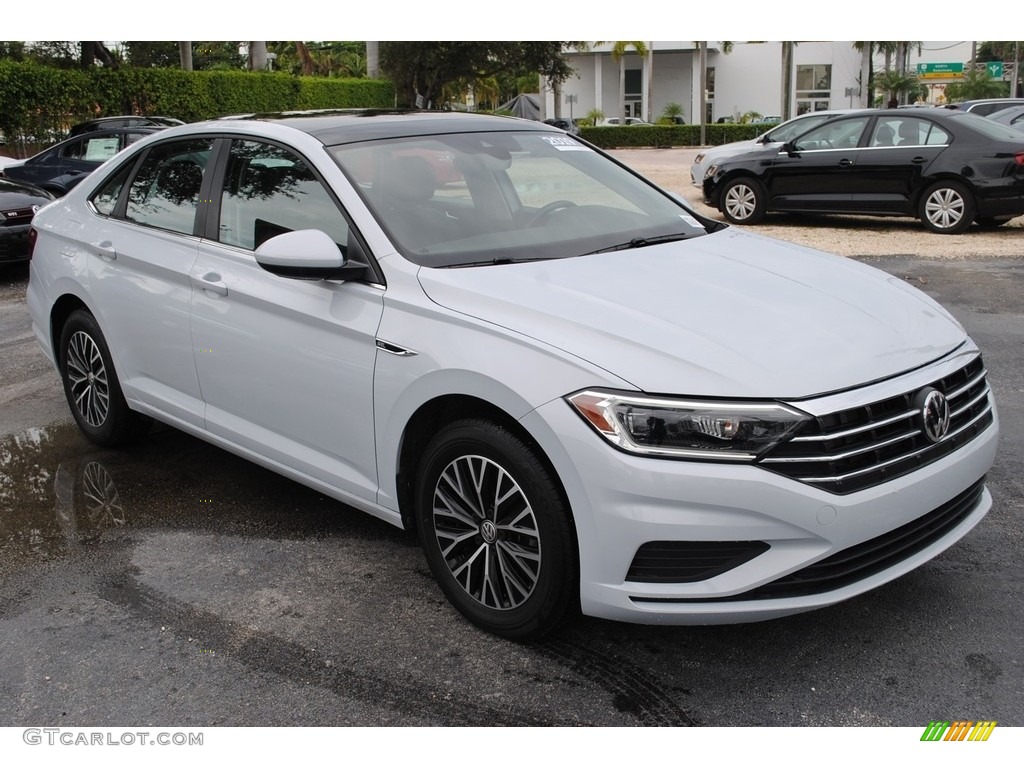 2019 Jetta SEL - White Silver Metallic / Titan Black photo #2