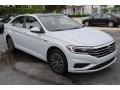 2019 White Silver Metallic Volkswagen Jetta SEL  photo #2