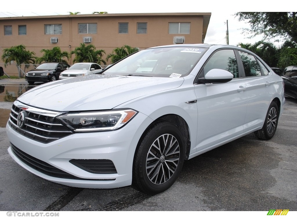 2019 Jetta SEL - White Silver Metallic / Titan Black photo #5