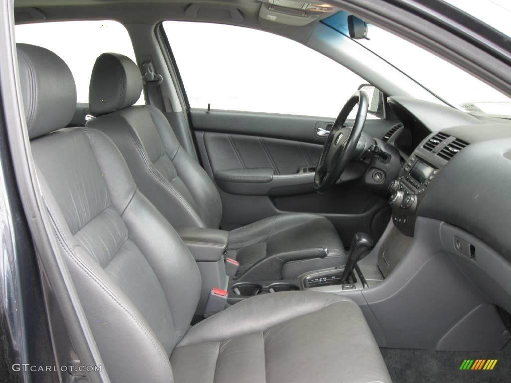 2003 Accord EX-L Sedan - Graphite Pearl / Gray photo #6
