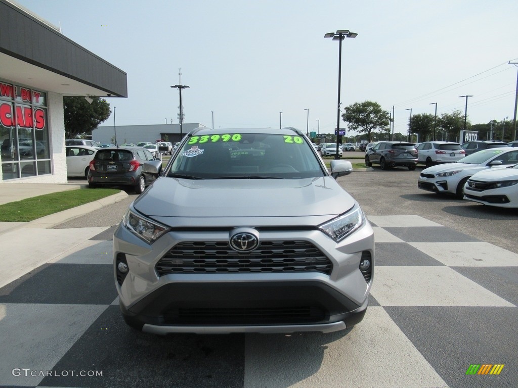 2020 RAV4 Limited AWD - Silver Sky Metallic / Black photo #2