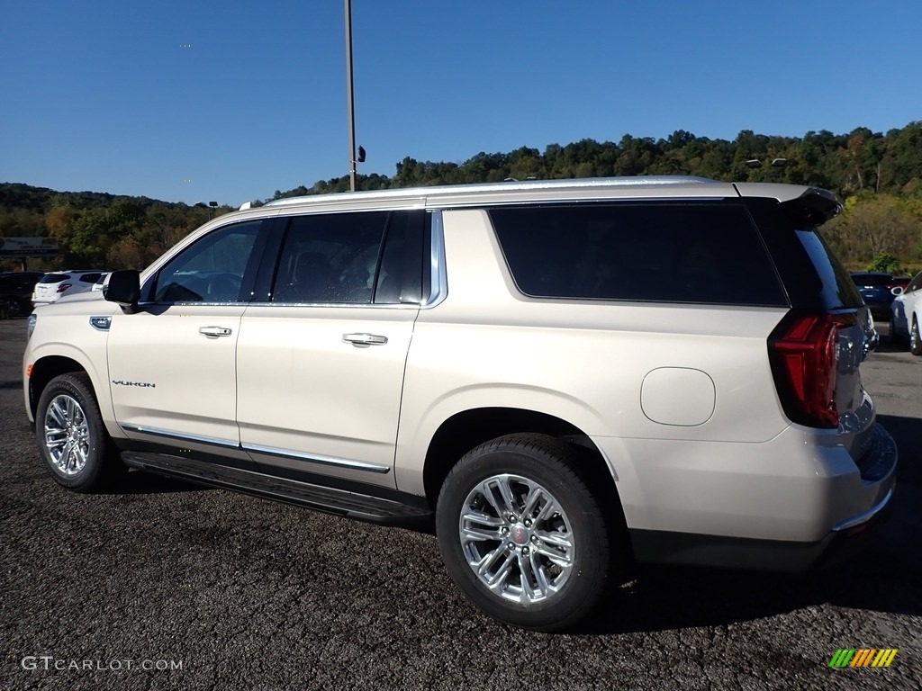 2021 Yukon XL SLT 4WD - Pearl Beige Metallic / Dark Walnut/­Slate photo #8