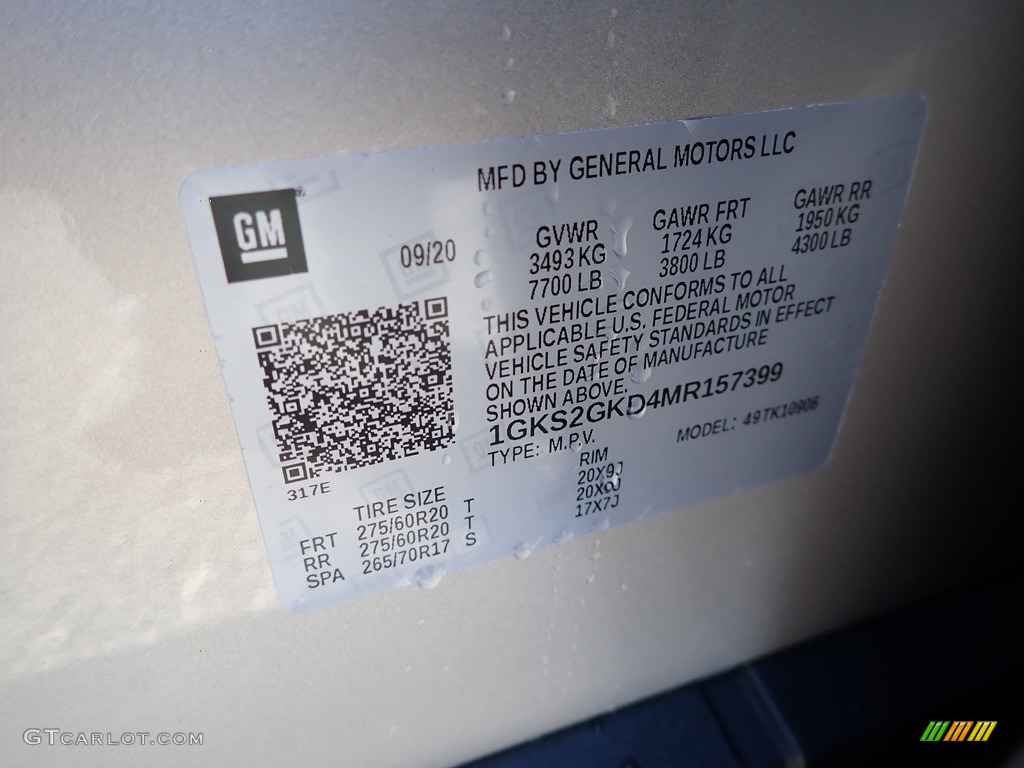 2021 Yukon XL SLT 4WD - Pearl Beige Metallic / Dark Walnut/­Slate photo #11