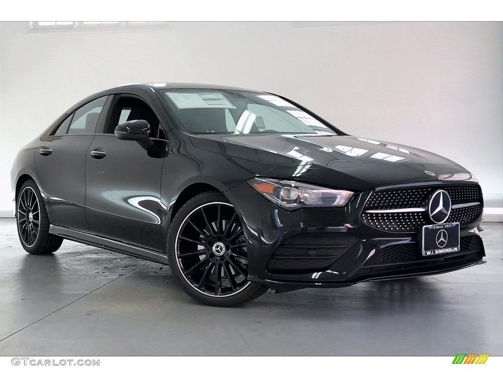 Night Black 2021 Mercedes-Benz CLA 250 Coupe Exterior Photo #139750139