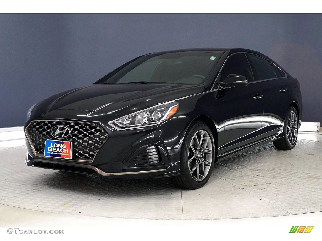 Phantom Black 2018 Hyundai Sonata Sport 2.0T Exterior Photo #139750541