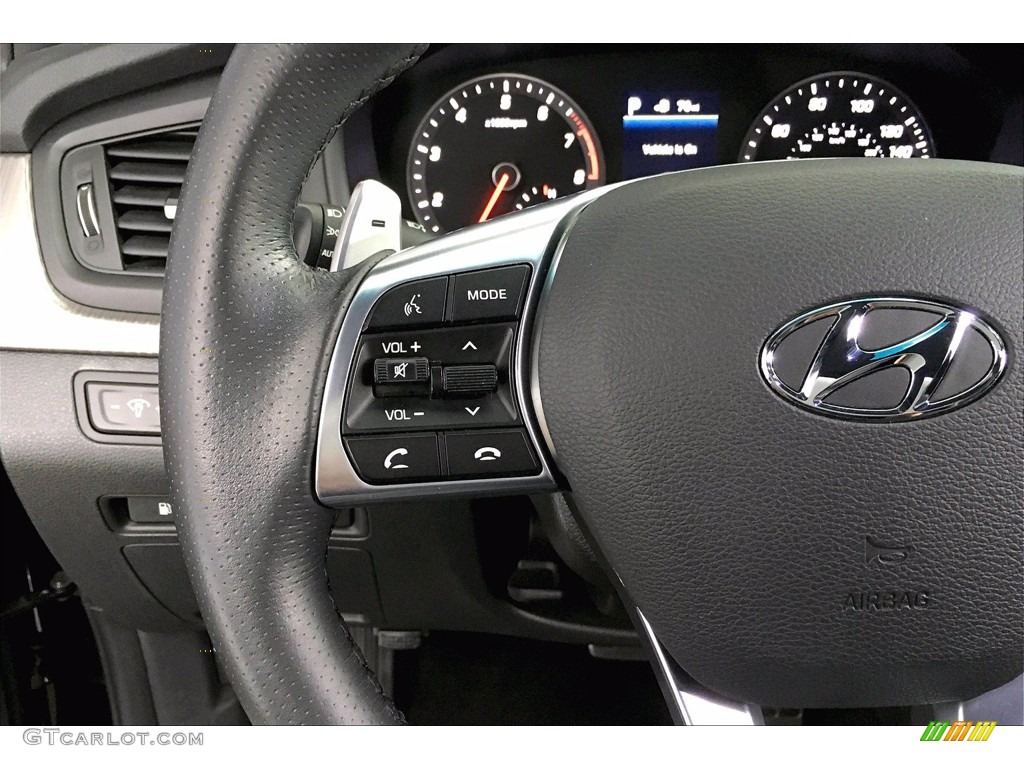 2018 Hyundai Sonata Sport 2.0T Black Steering Wheel Photo #139750640