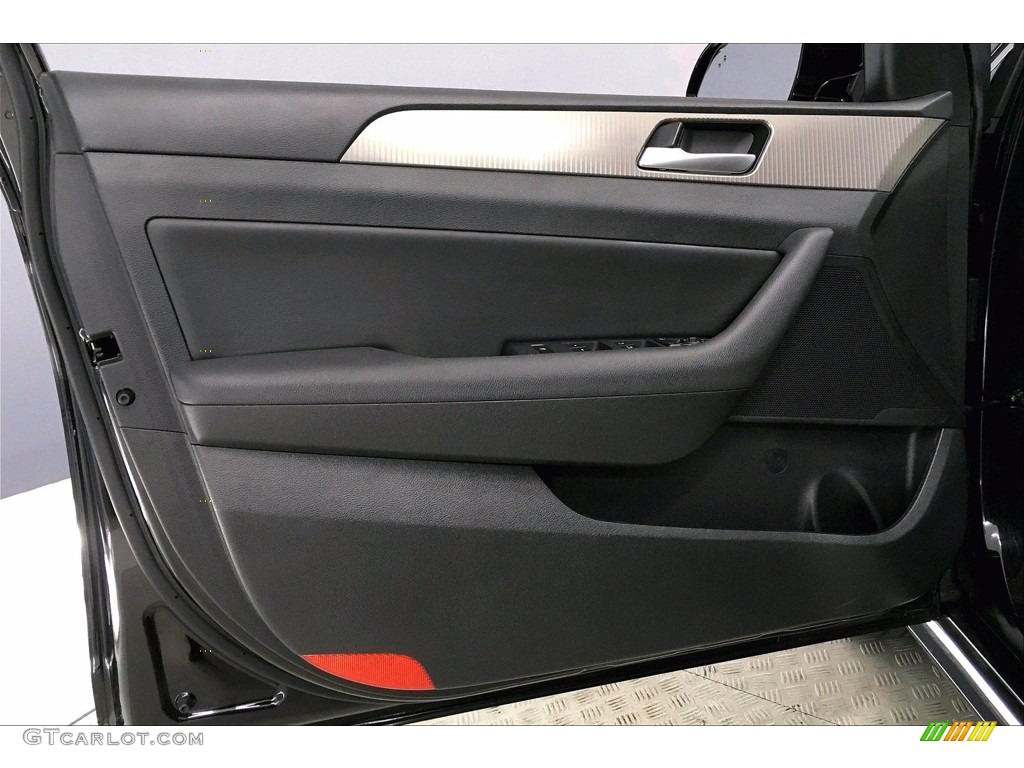 2018 Hyundai Sonata Sport 2.0T Black Door Panel Photo #139750718