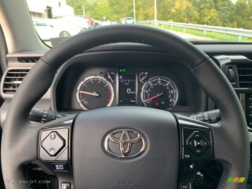 2021 Toyota 4Runner Nightshade 4x4 Black/Graphite Steering Wheel Photo #139751044