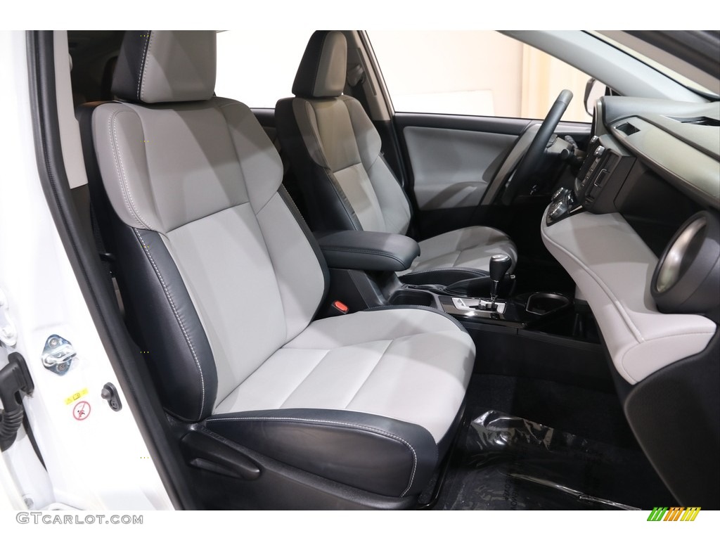 2017 RAV4 Limited AWD - Blizzard Pearl White / Ash photo #14