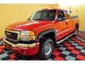 2003 Fire Red GMC Sierra 2500HD SLE Extended Cab 4x4  photo #3