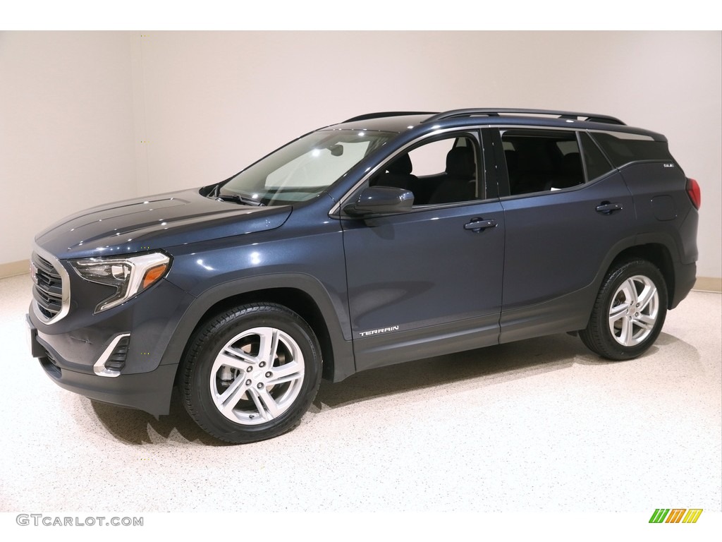 Blue Steel Metallic 2018 GMC Terrain SLE AWD Exterior Photo #139751604