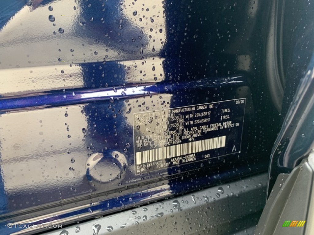 2021 RAV4 Color Code 8X8 for Blueprint Photo #139752440