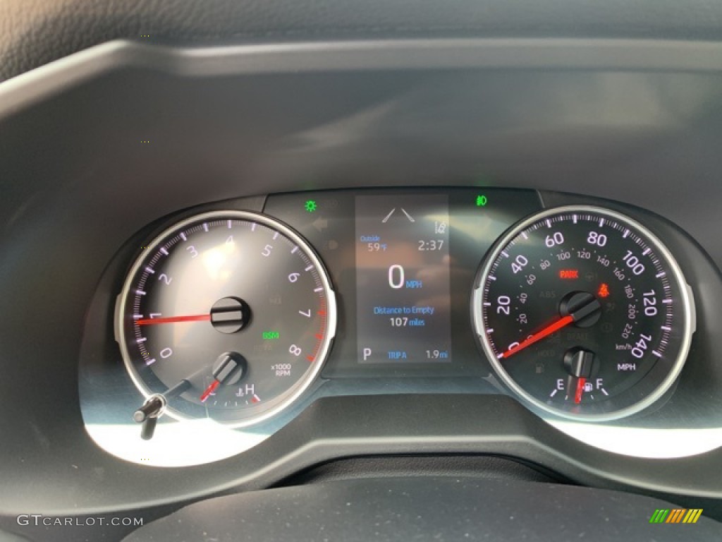 2021 Toyota RAV4 XLE AWD Gauges Photos