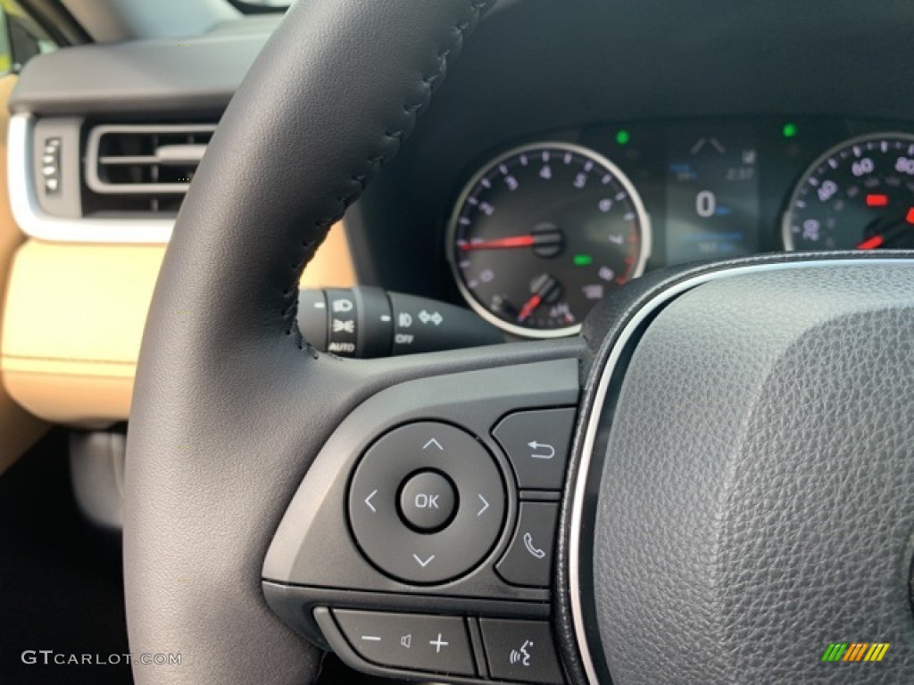 2021 Toyota RAV4 XLE AWD Nutmeg Steering Wheel Photo #139752467