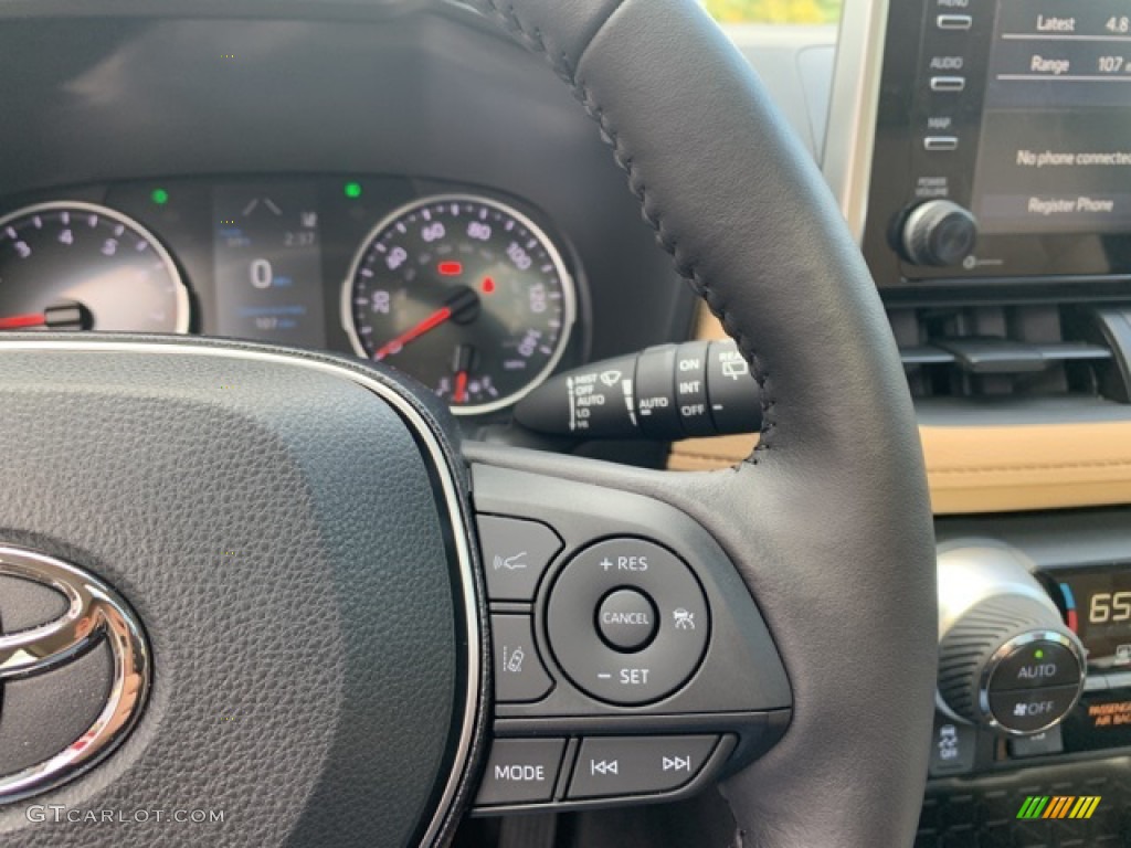 2021 Toyota RAV4 XLE AWD Nutmeg Steering Wheel Photo #139752470