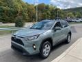 Front 3/4 View of 2021 RAV4 XLE AWD