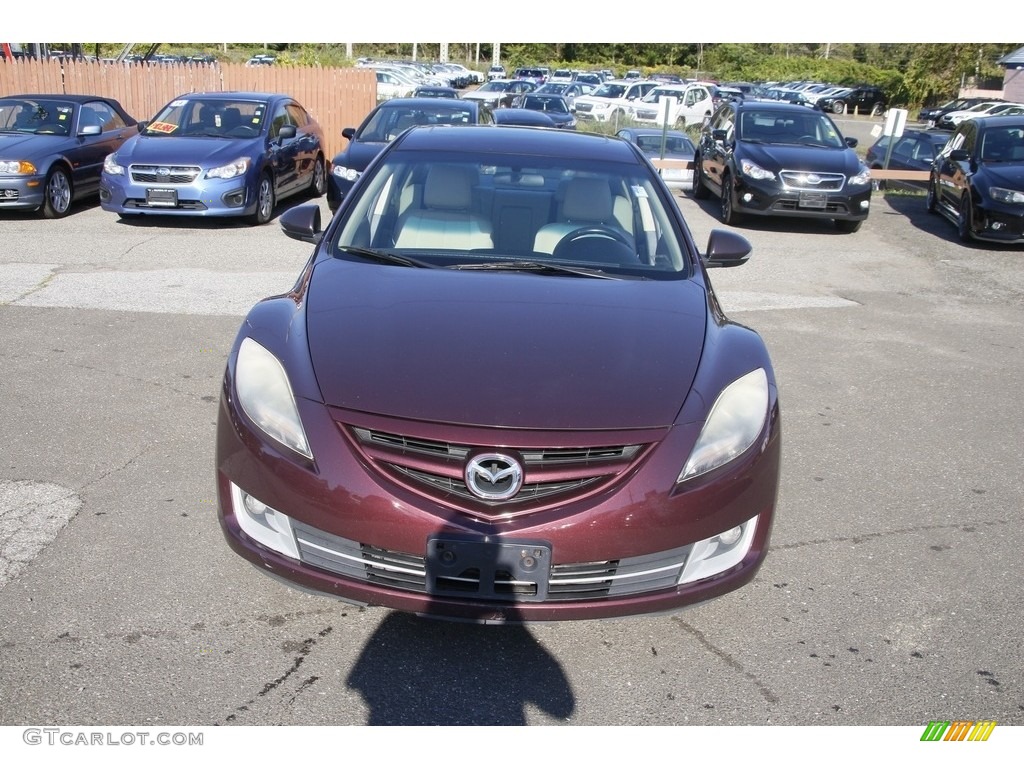 2011 MAZDA6 i Touring Sedan - Black Cherry Metallic / Beige photo #2